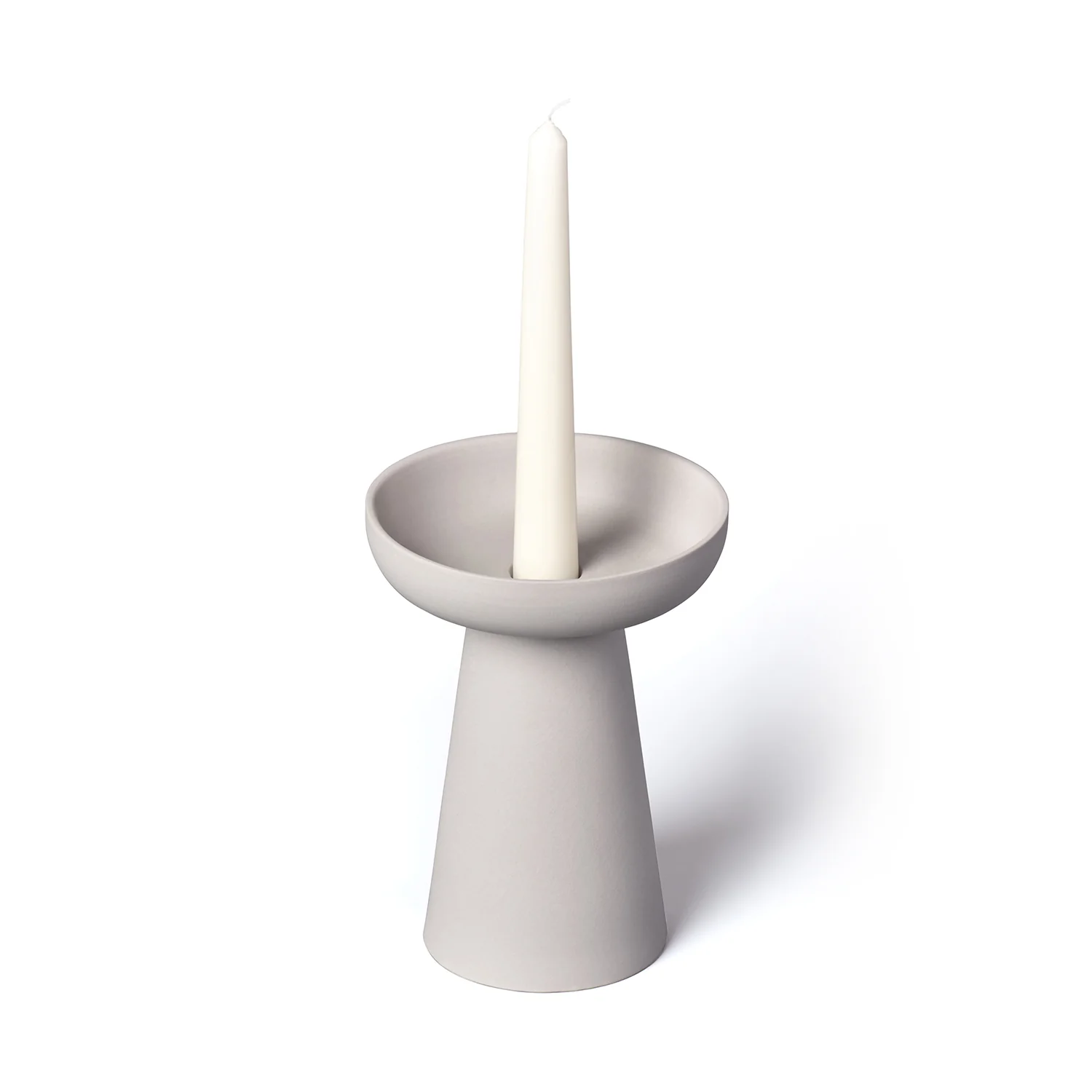 aery living | porcini candle holder large | grey - LC - Image 3