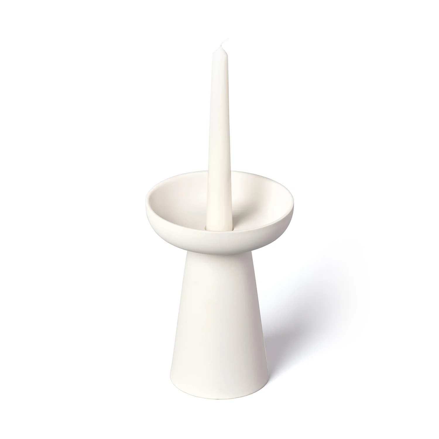 aery living | porcini candle holder large | white - LC - Image 3