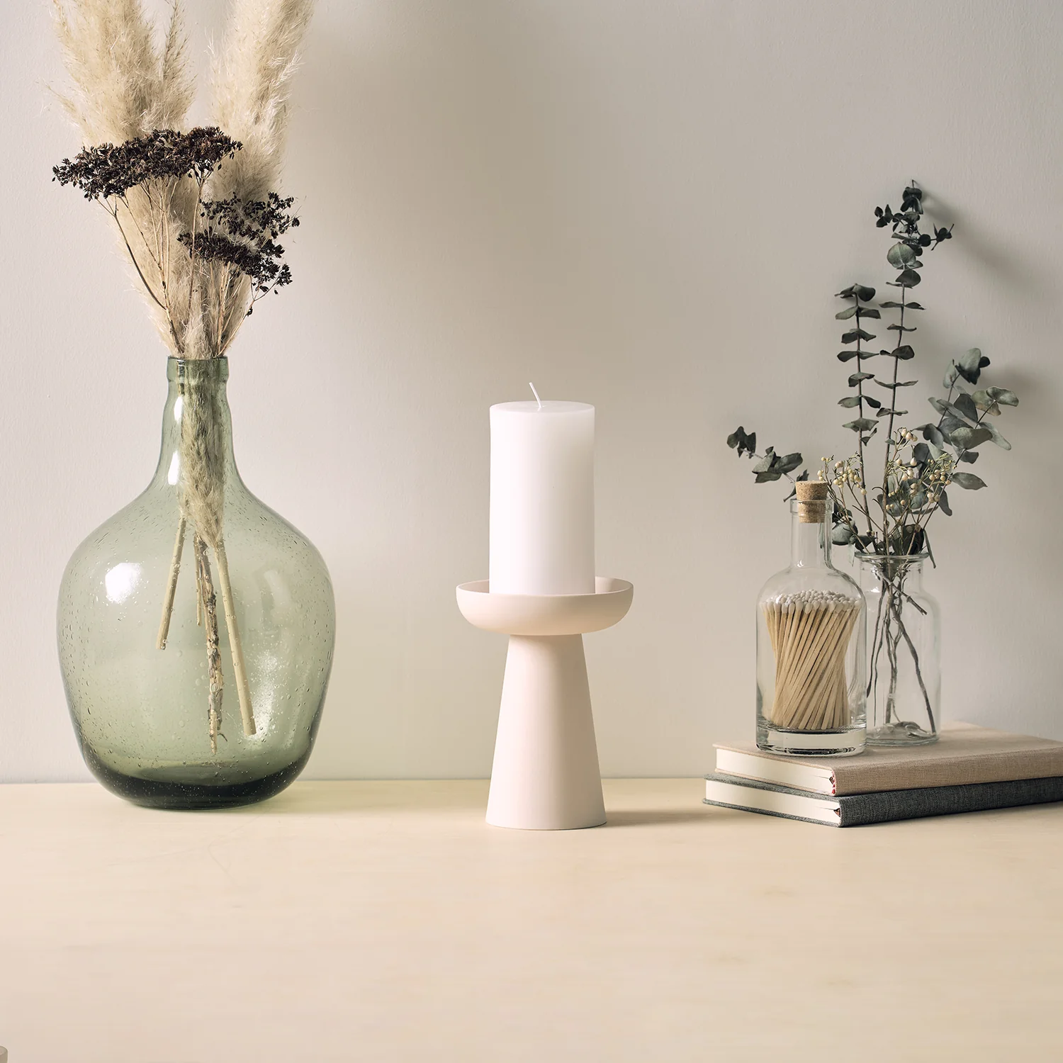 aery living | porcini candle holder large | white - LC - Image 7