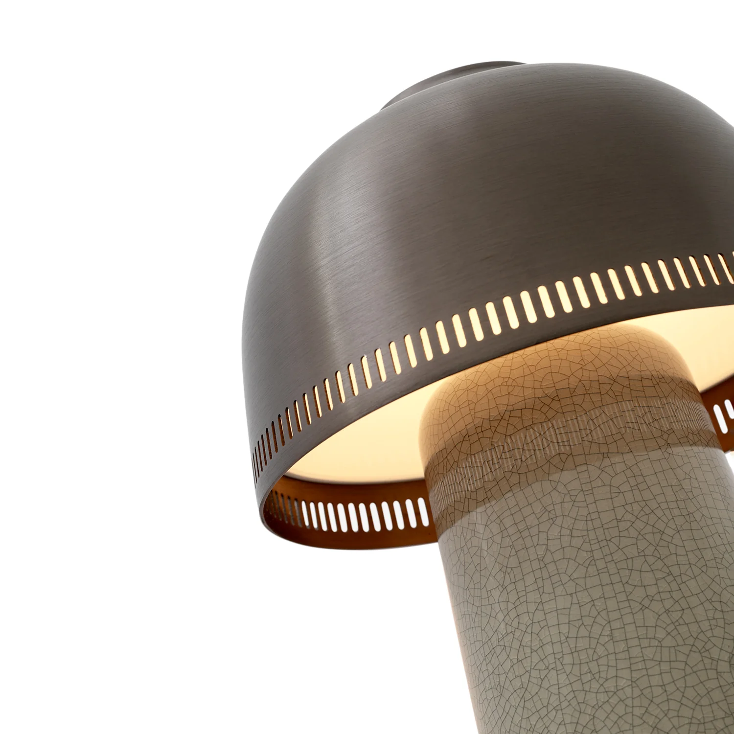 &tradition | raku portable lamp | beige grey + bronzed - Image 3