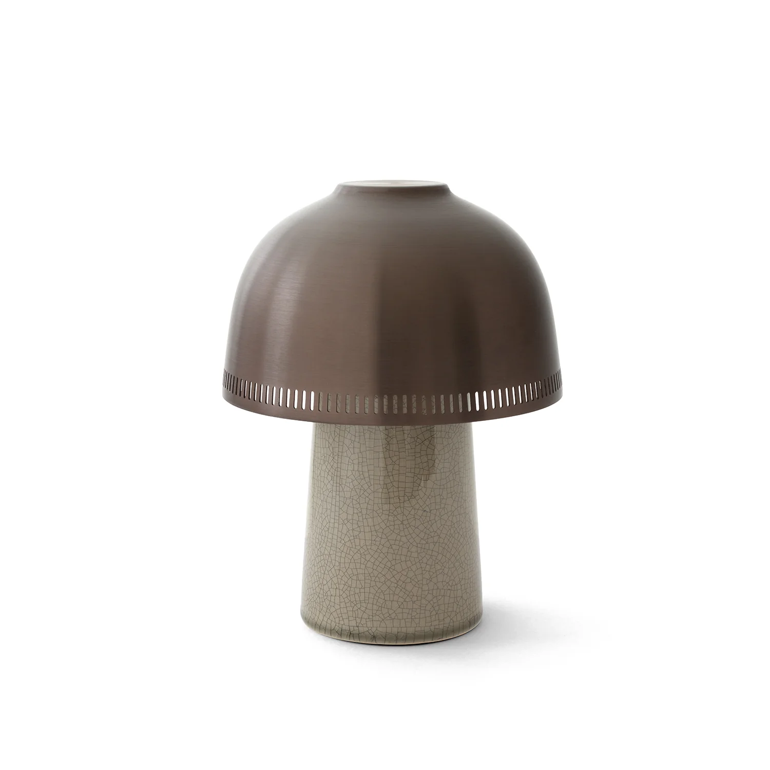 &tradition | raku portable lamp | beige grey + bronzed - Image 5