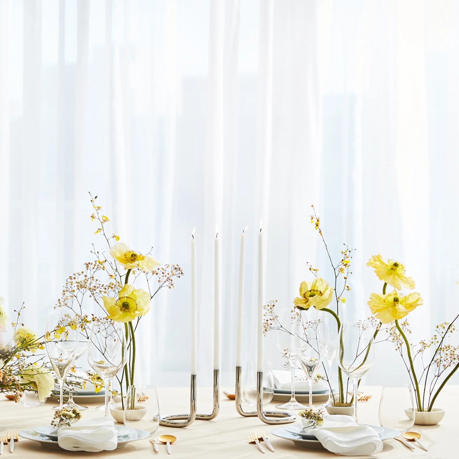architectmade | gemini candleholder | stainless steel - Image 13
