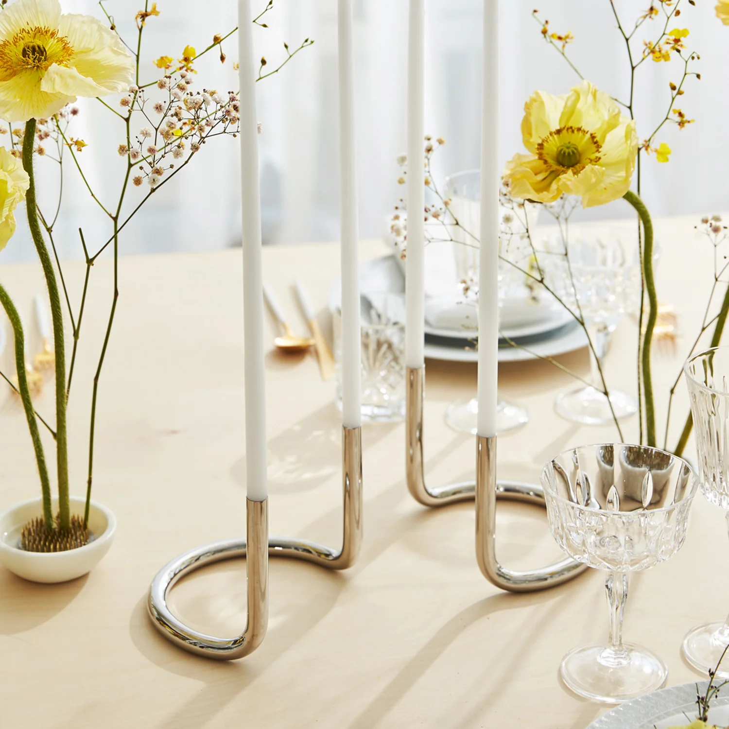 architectmade | gemini candleholder | stainless steel - Image 14