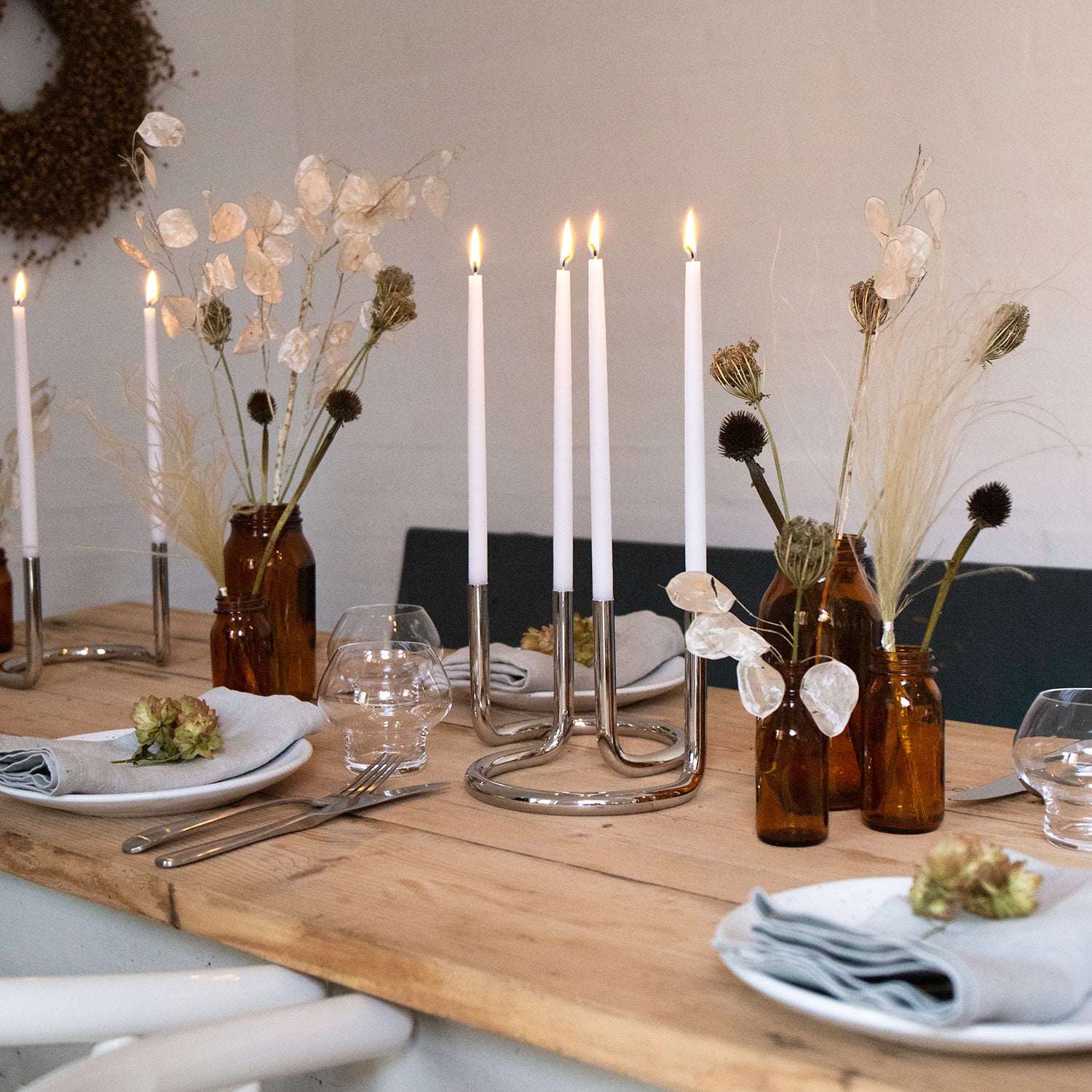 architectmade | gemini candleholder | stainless steel - Image 20
