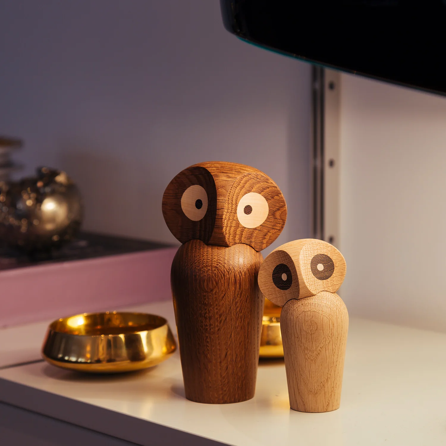 architectmade | wooden owl | large smoked oak - Image 7