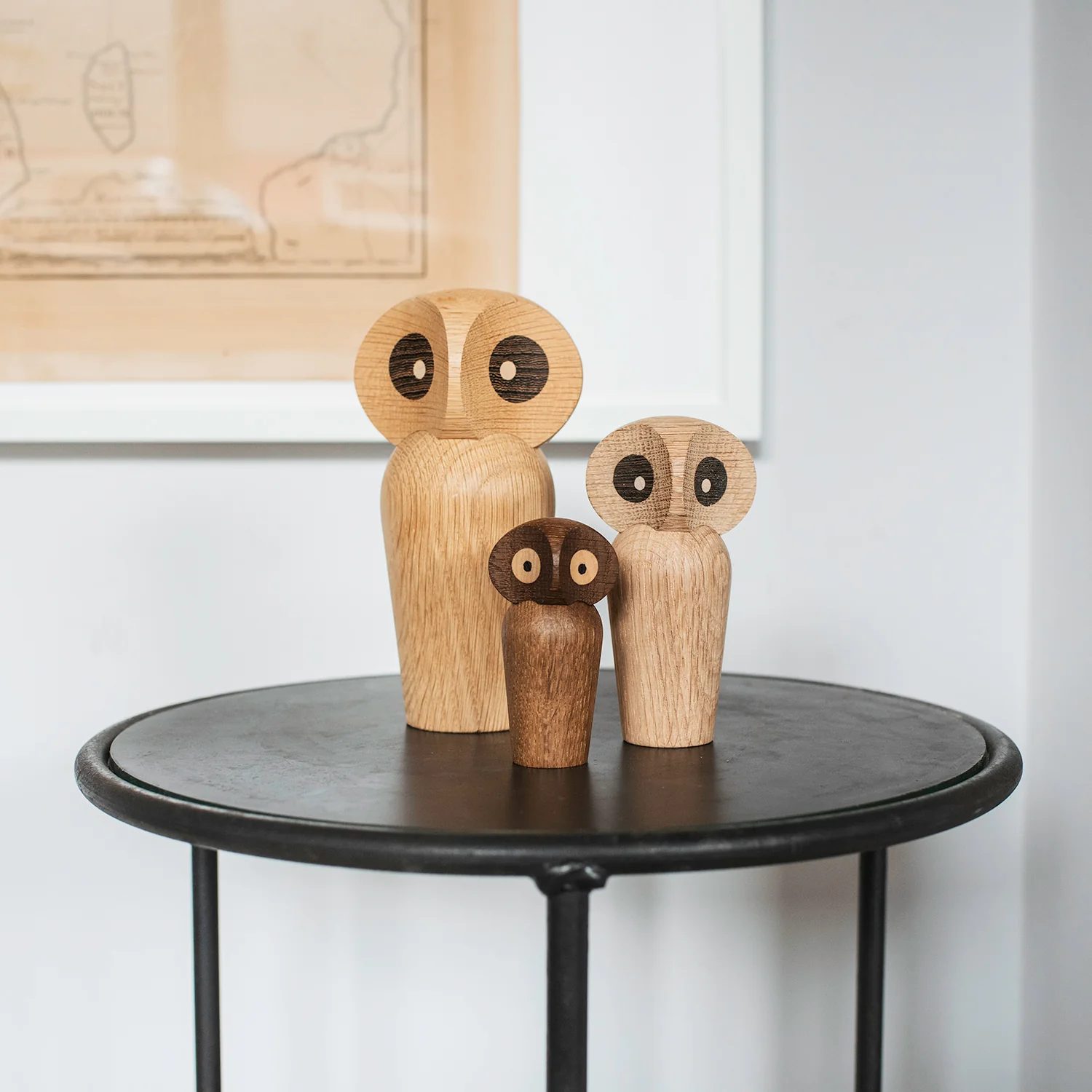 architectmade | wooden owl | mini smoked oak - Image 2