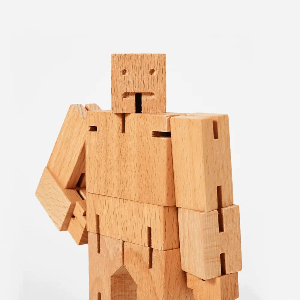 areaware | cubebot | micro natural - Image 6