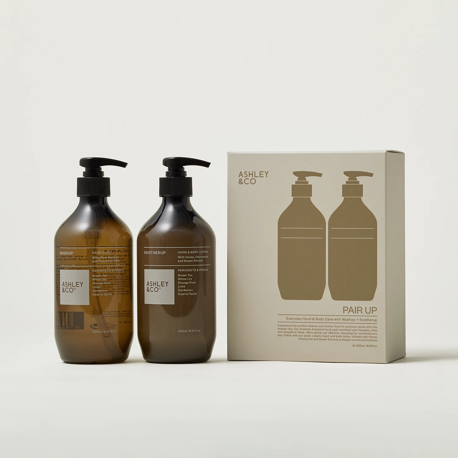 ashley + co | pair up hand + body care set | parakeets + pearls - Image 2