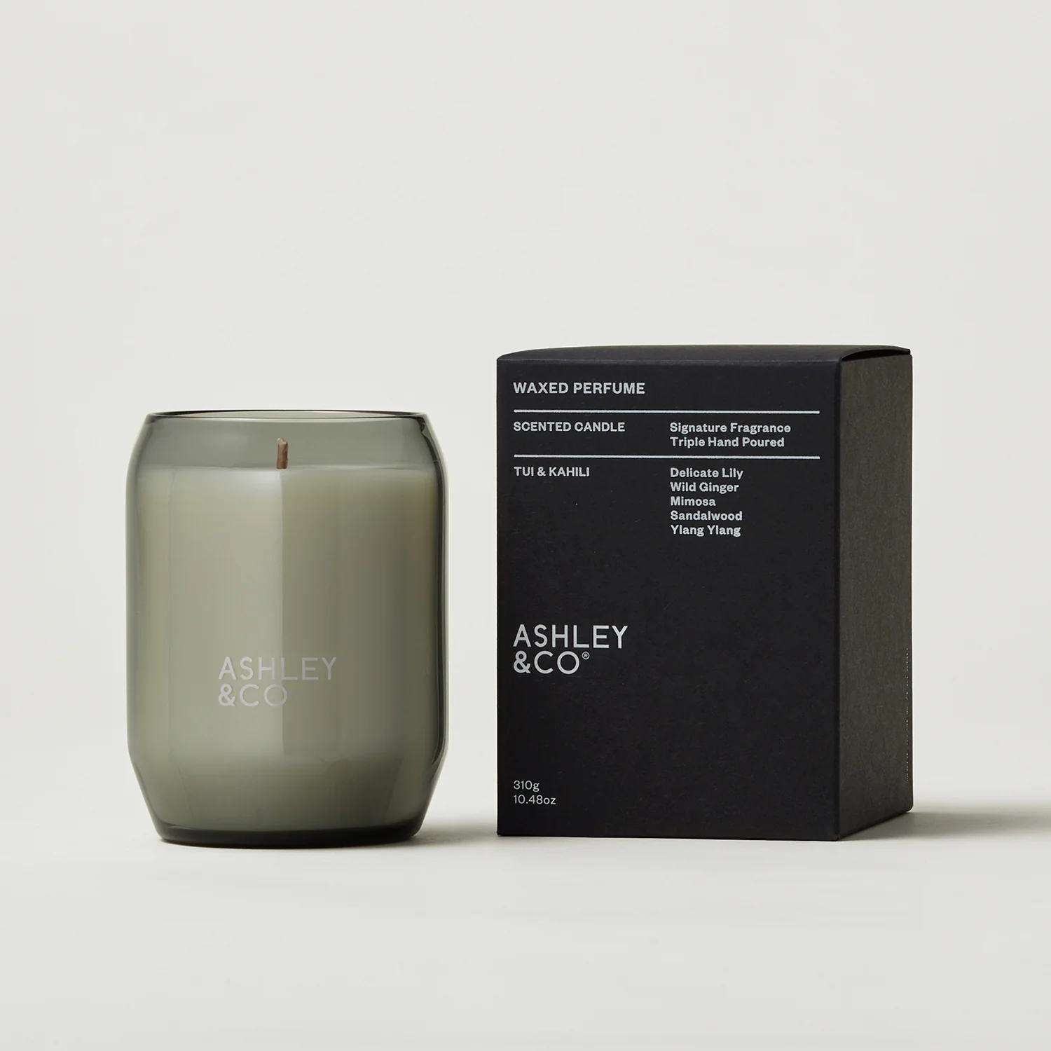 ashley + co | waxed perfume scented candle | tui + kahili - Image 3