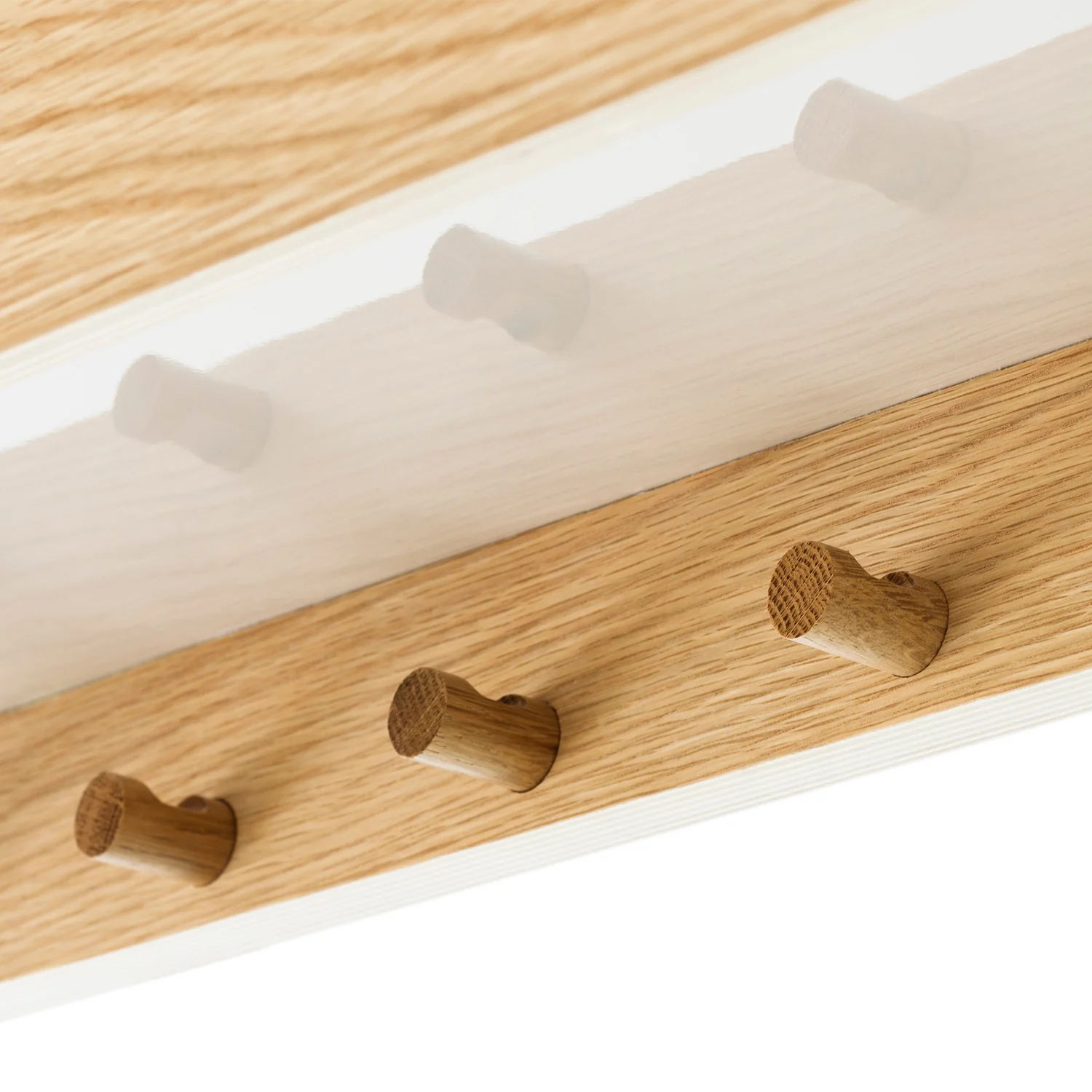 audo copenhagen (menu) | epoch shelf with rack 118cm | natural oak - Image 2