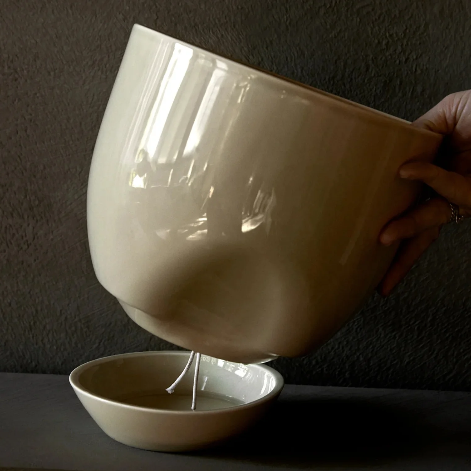 audo copenhagen (menu) | hydrous planter 12cm | ashen - Image 6