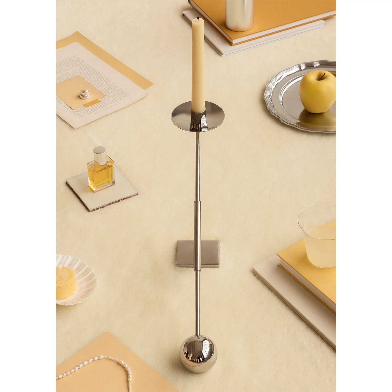 audo copenhagen (menu) | interconnect candle holder small | stainless steel - Image 10