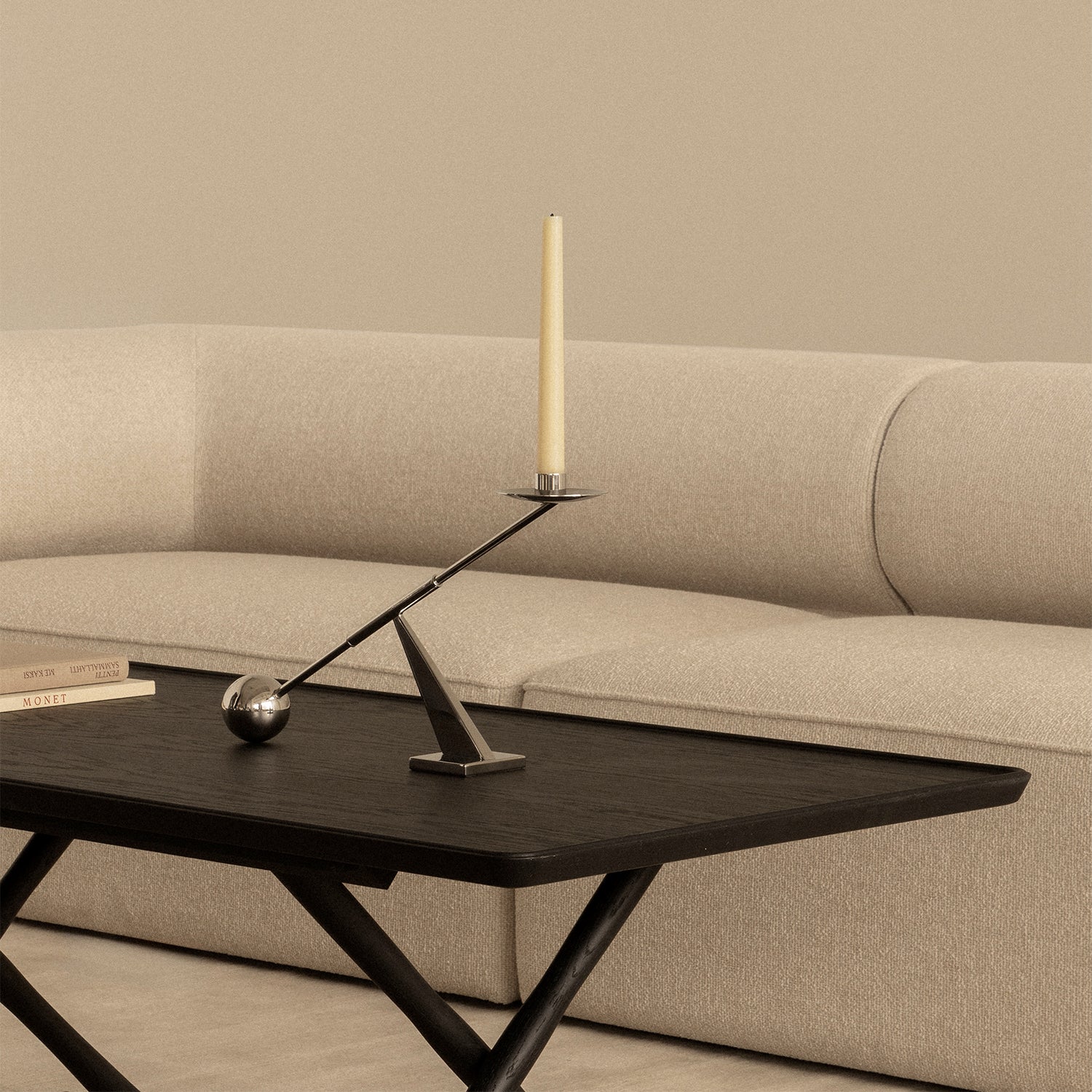 audo copenhagen (menu) | interconnect candle holder small | stainless steel - Image 3