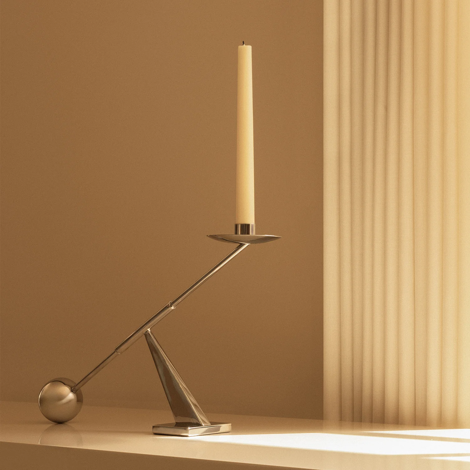 audo copenhagen (menu) | interconnect candle holder small | stainless steel - Image 4