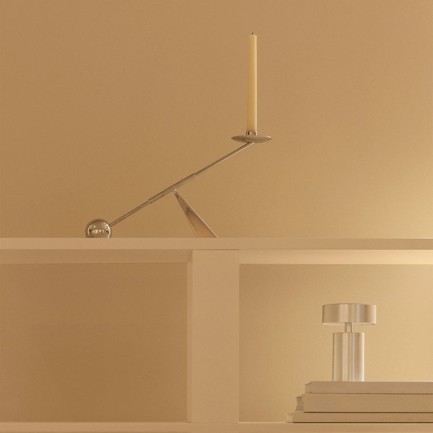 audo copenhagen (menu) | interconnect candle holder small | stainless steel - Image 9