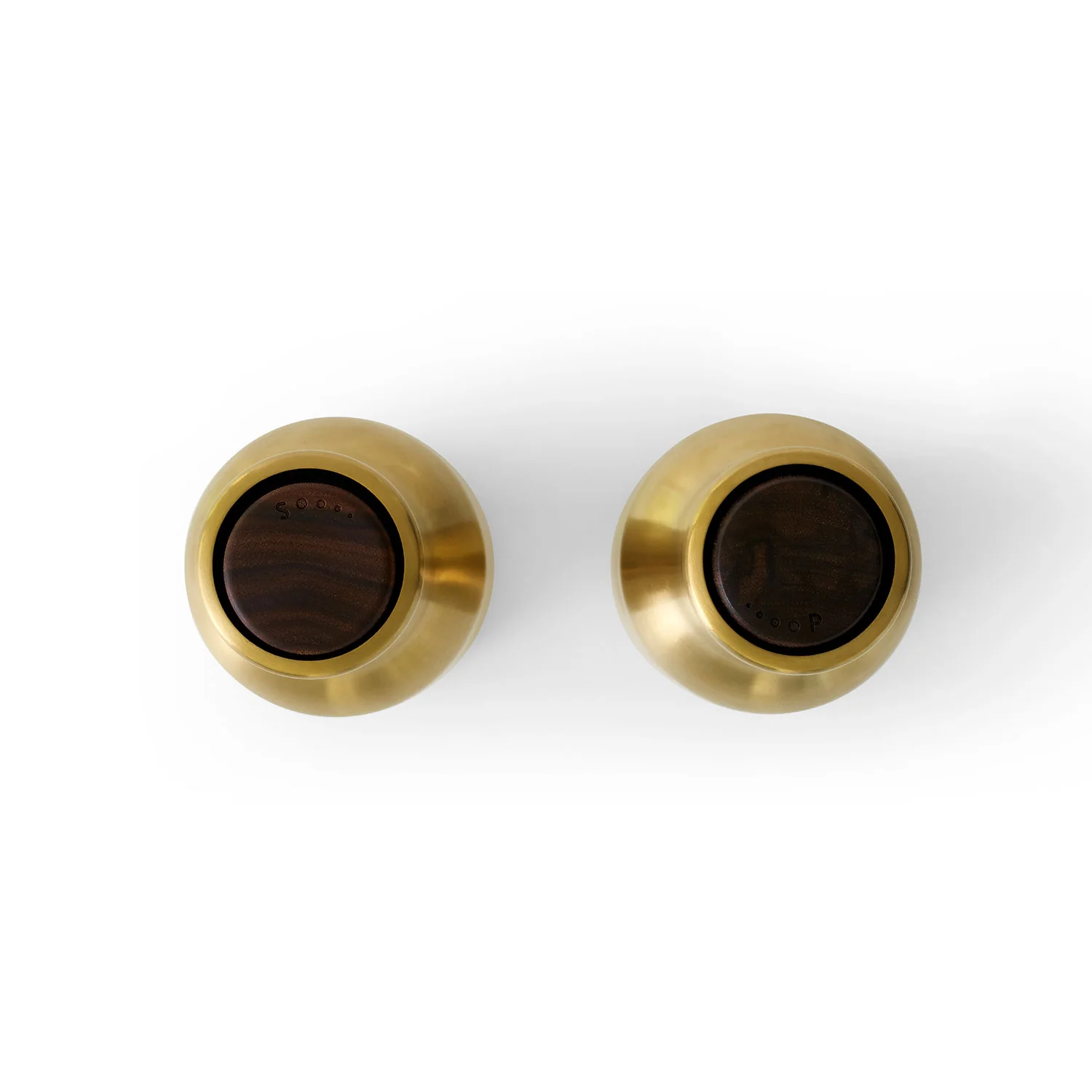 audo copenhagen (menu) | bottle grinder set | brushed brass + walnut lid - Image 7