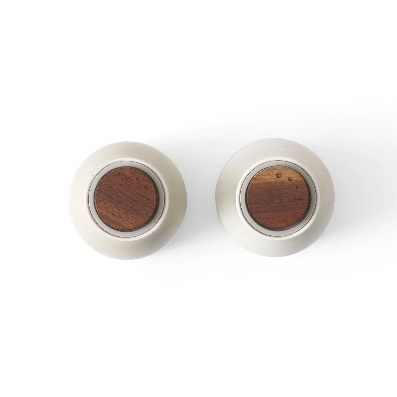 audo copenhagen (menu) | bottle grinder set | ceramic + walnut lid - Image 3