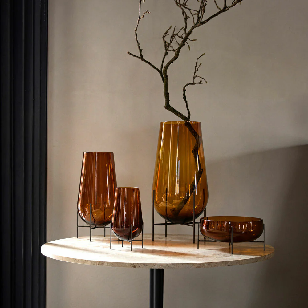 audo copenhagen (menu) | echasse vase | amber small - DC - Image 3