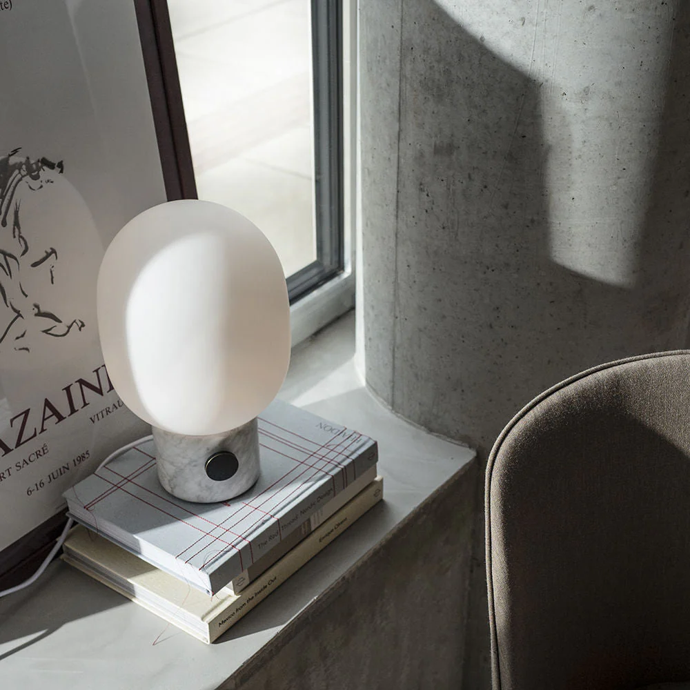 audo copenhagen (menu) | jwda table lamp large | white carrara marble - Image 2