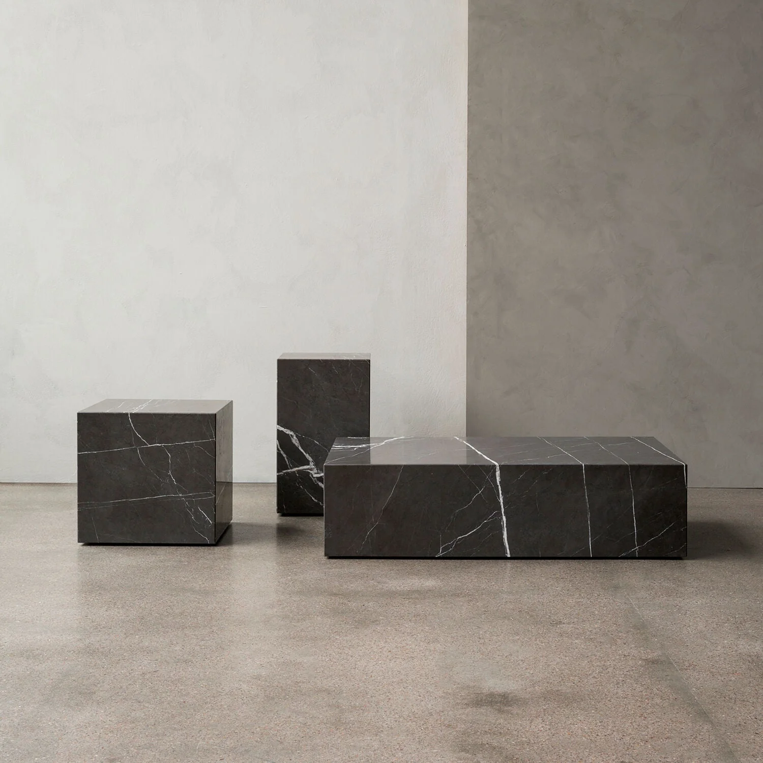 audo copenhagen (menu) | plinth tall | black nero marquina marble - Image 3