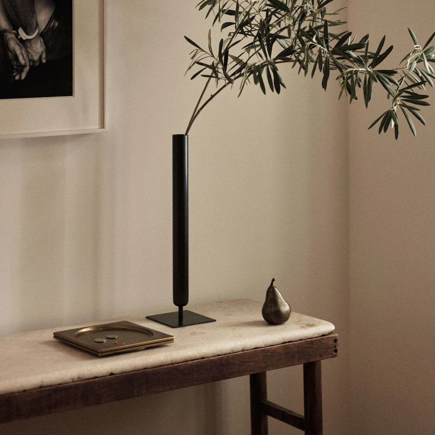 audo copenhagen (menu) | stance vase | bronzed brass 40cm - Image 2