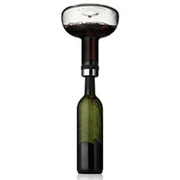 audo copenhagen (menu) | wine breather carafe | clear + steel - Image 3