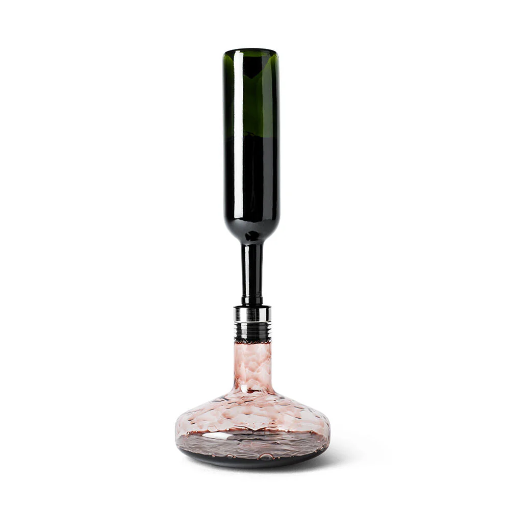 audo copenhagen (menu) | wine breather carafe deluxe | clear + steel - Image 6