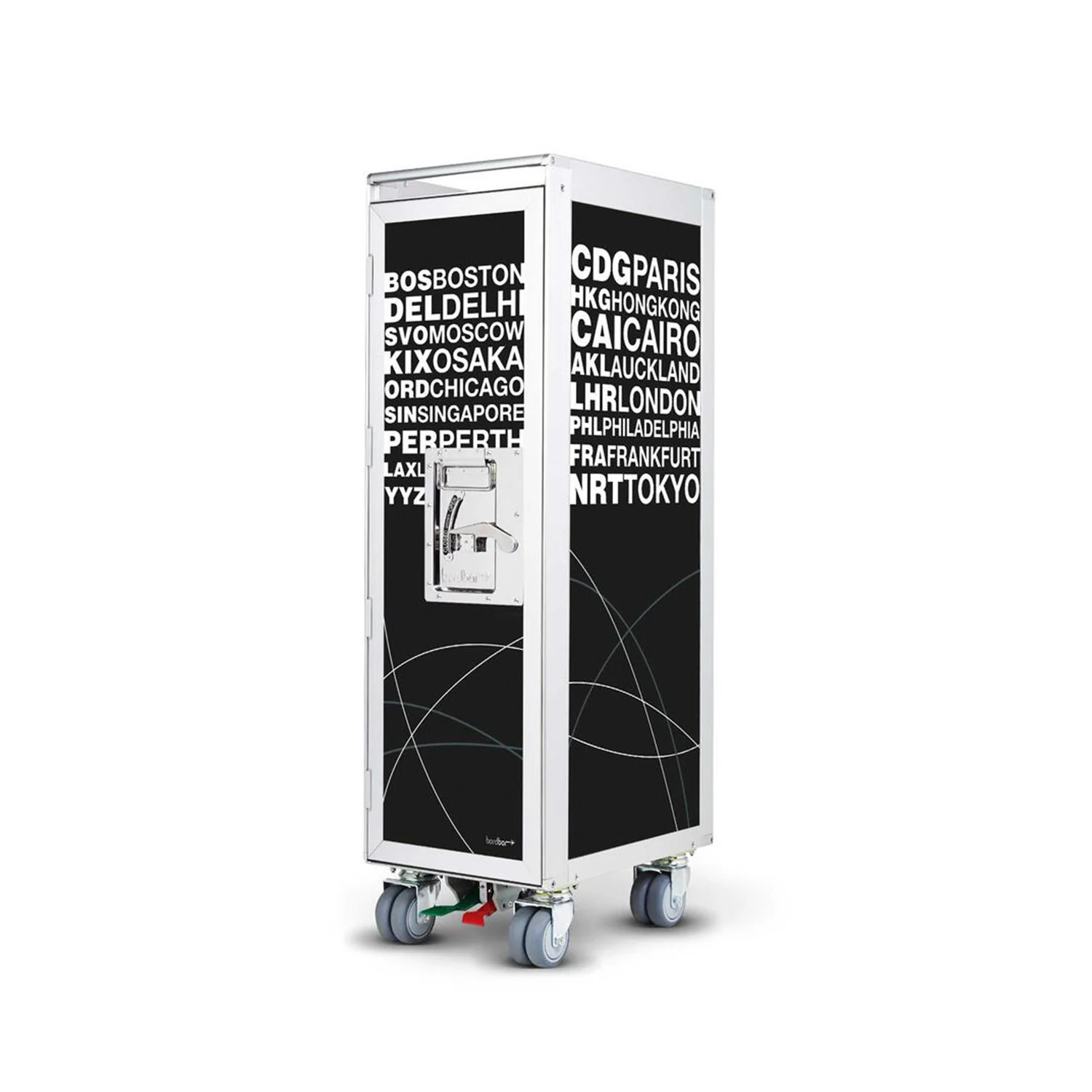 bordbar | classic trolley | OUTER TROLLEY ONLY - aluminium - Image 4