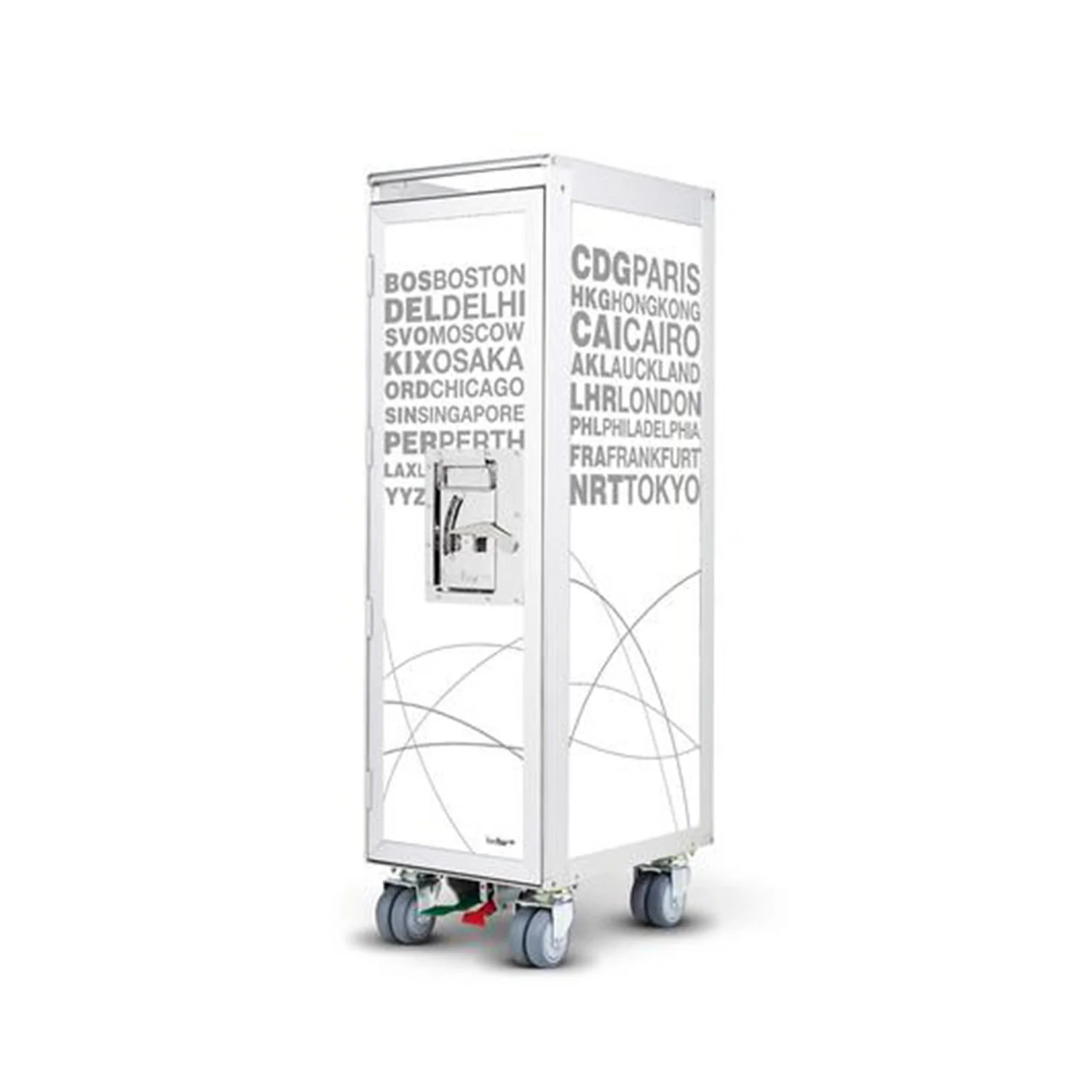 bordbar | classic trolley | OUTER TROLLEY ONLY - aluminium - Image 6