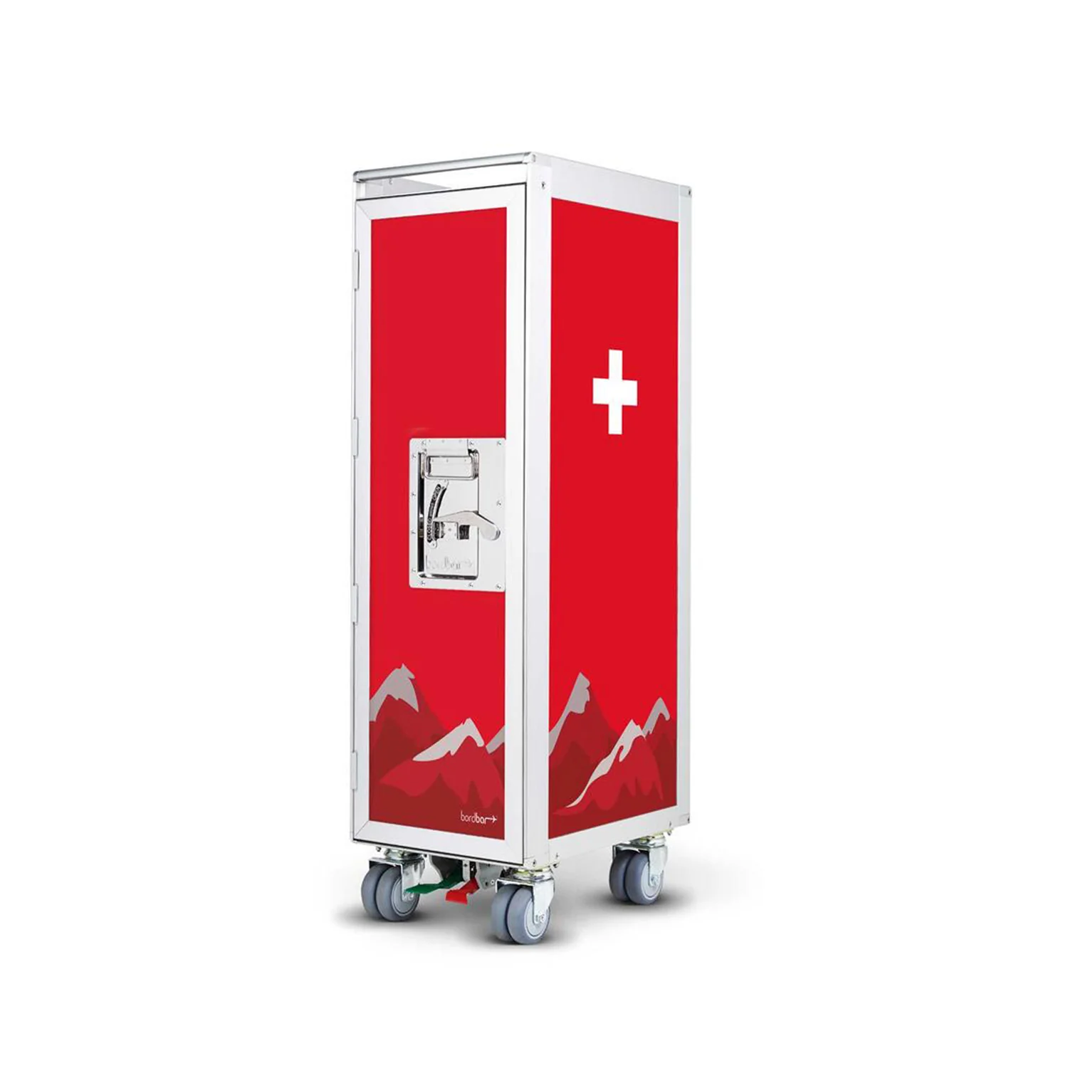 bordbar | classic trolley | OUTER TROLLEY ONLY - aluminium - Image 8