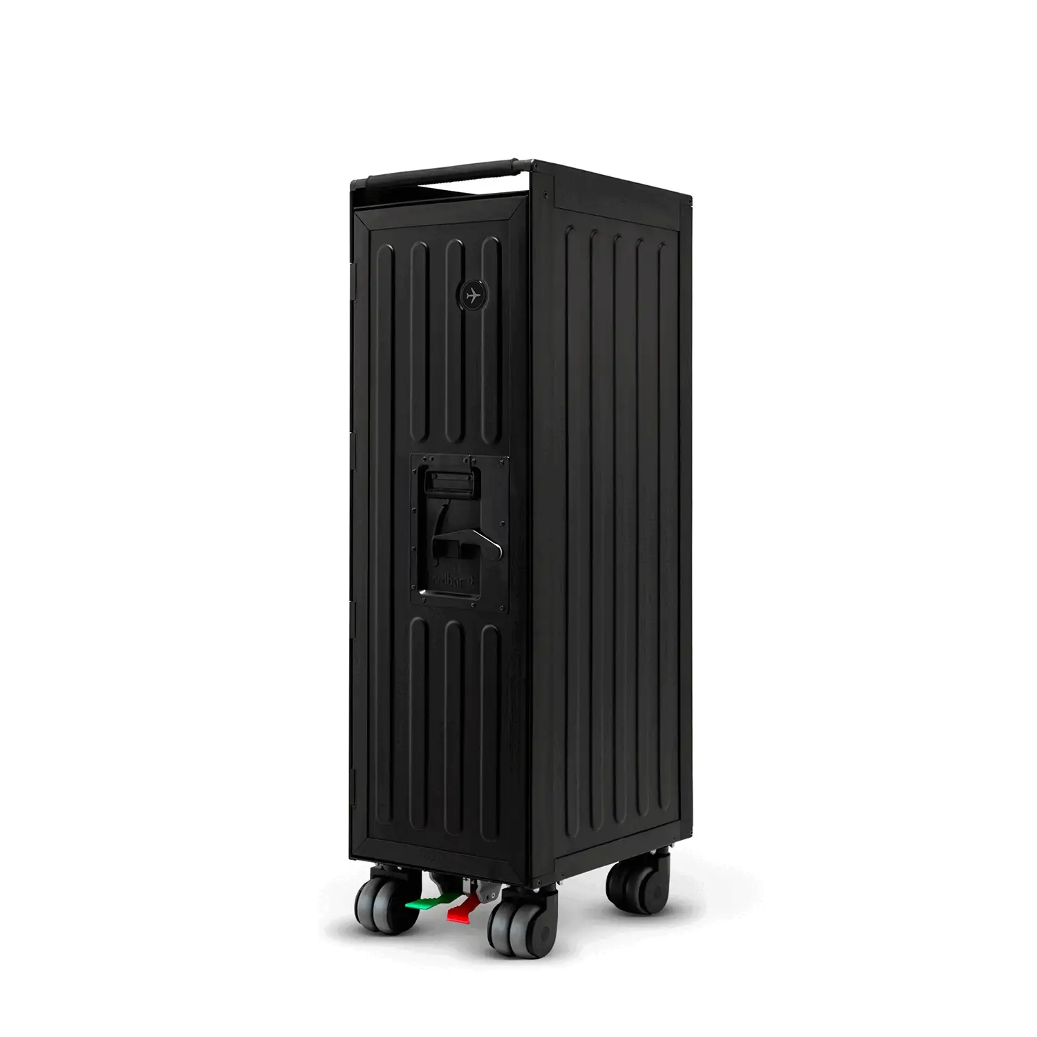 bordbar | voyager trolley | neon black + red drawers - Image 8