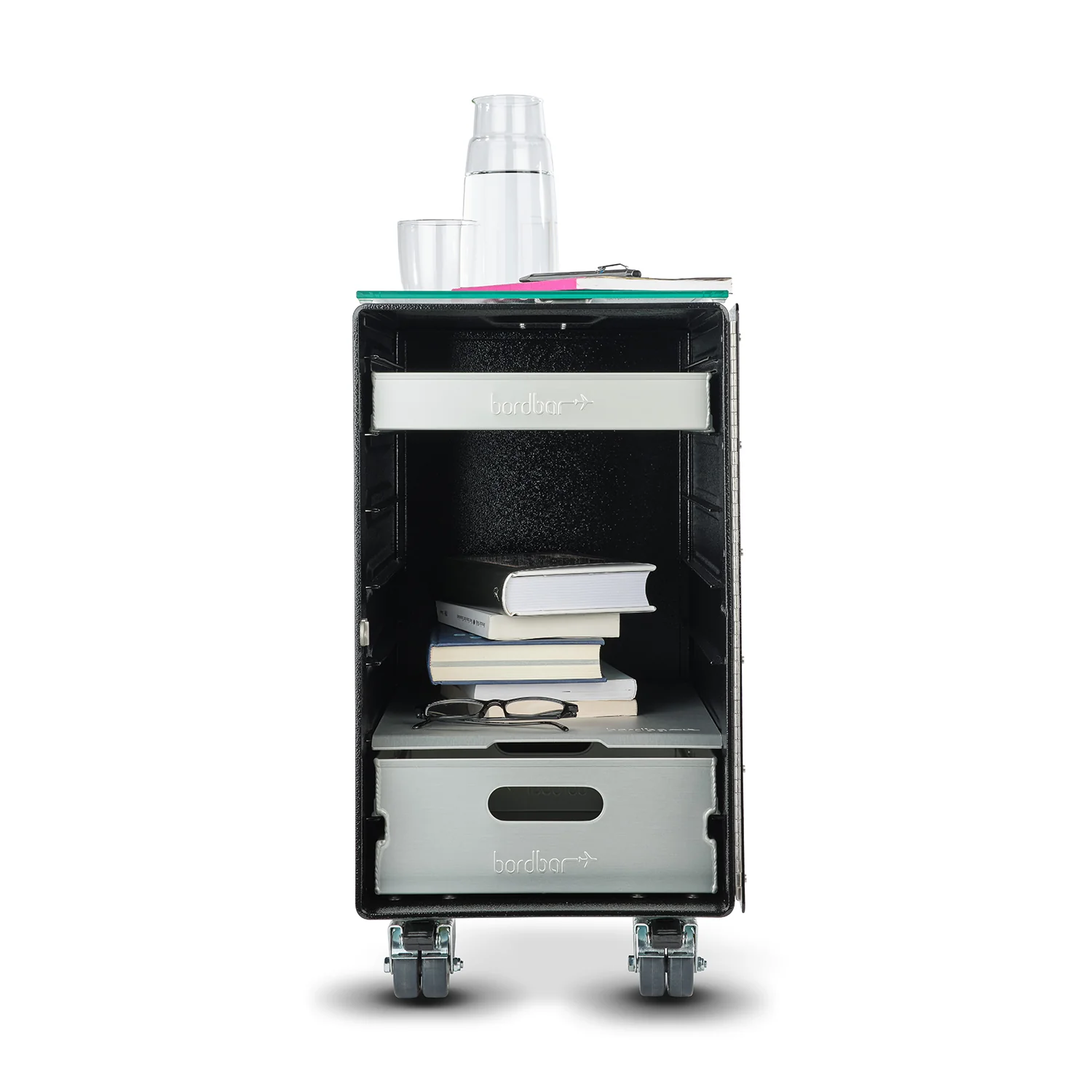bordbar | box trolley + bedside equipment | black - Image 3