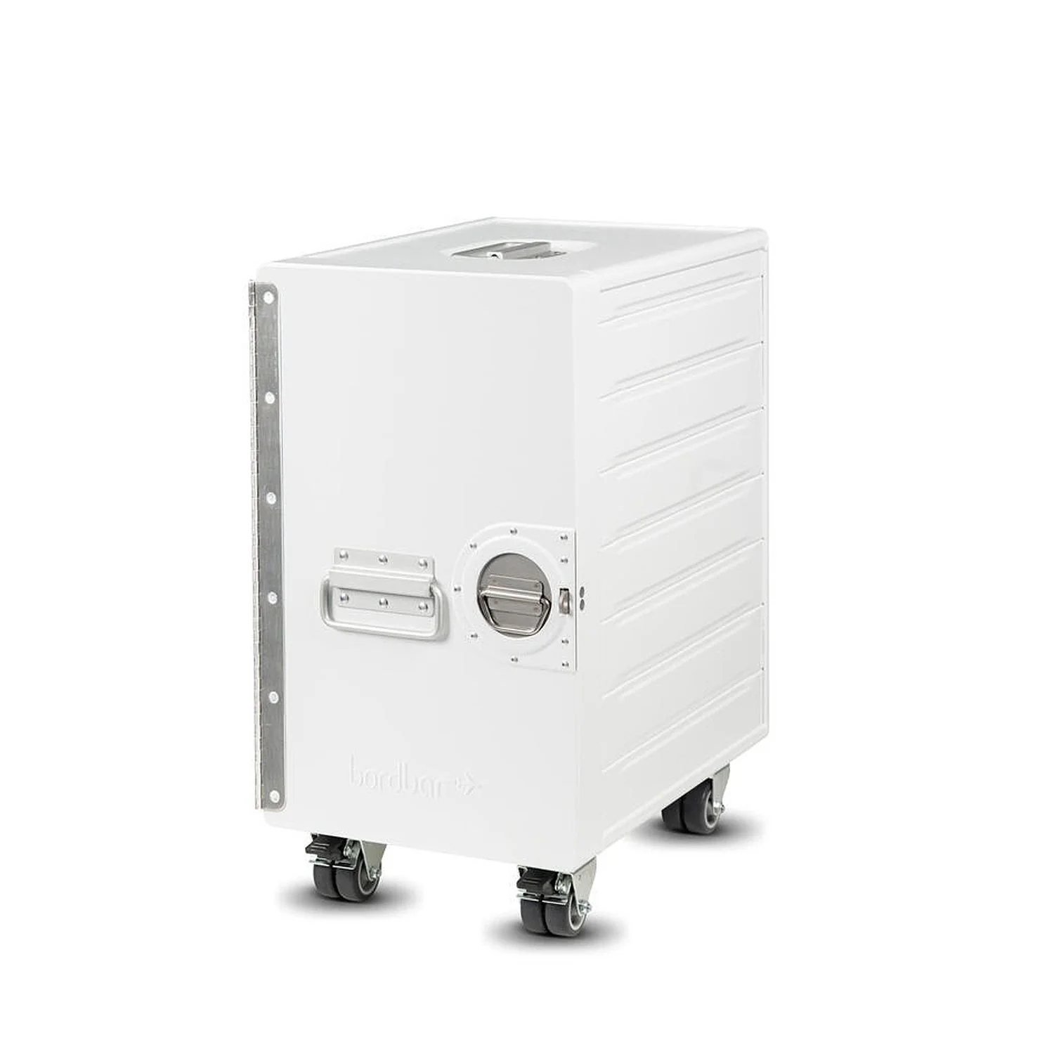 bordbar | box trolley | door hinge left + bedside equipment | white