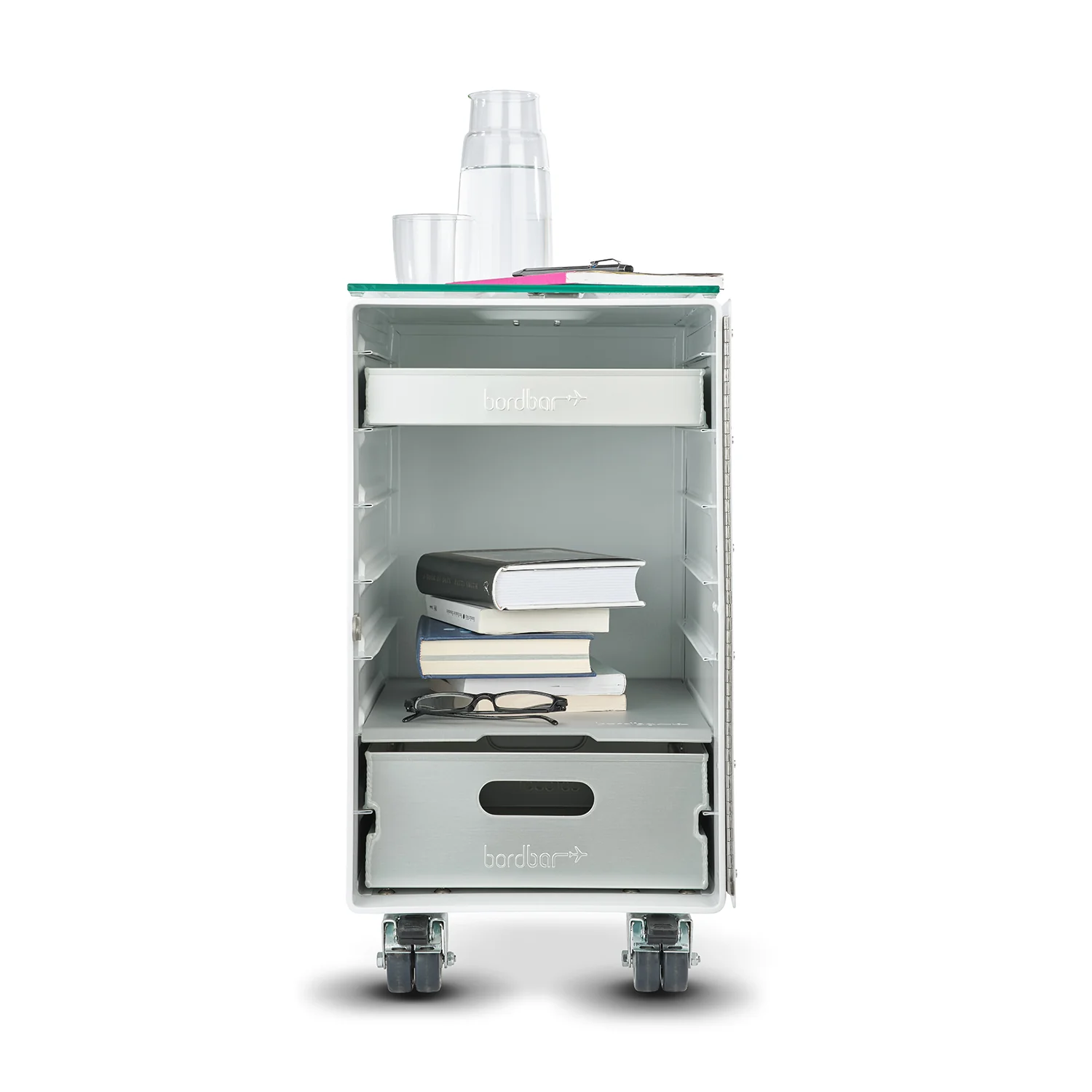 bordbar | box trolley + bedside equipment | white - Image 3