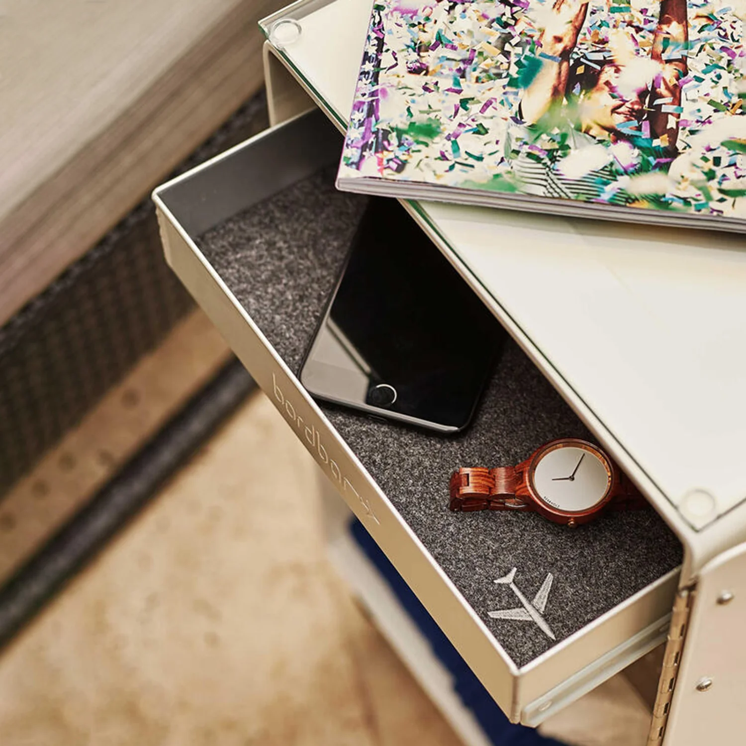bordbar | box trolley + bedside equipment | white - Image 7
