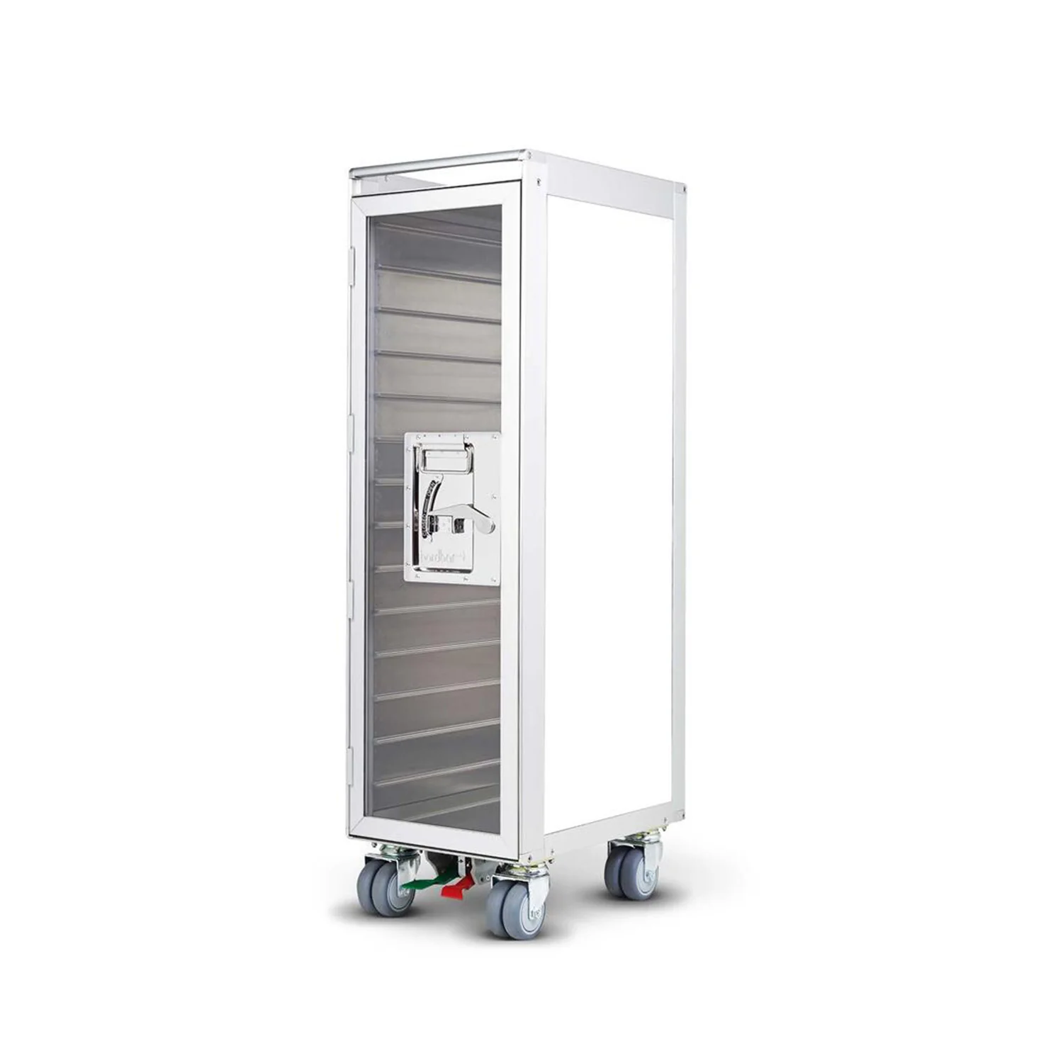 bordbar | classic trolley | OUTER TROLLEY ONLY - aluminium with transparent door - Image 10