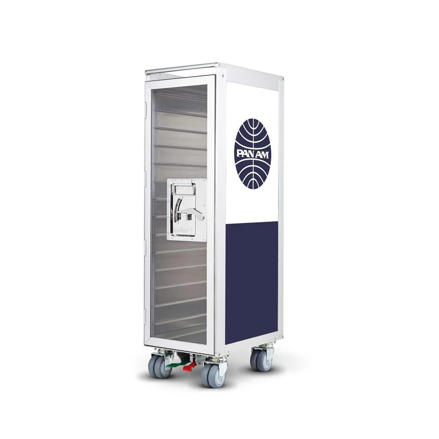 bordbar | classic trolley | OUTER TROLLEY ONLY - aluminium with transparent door - Image 11