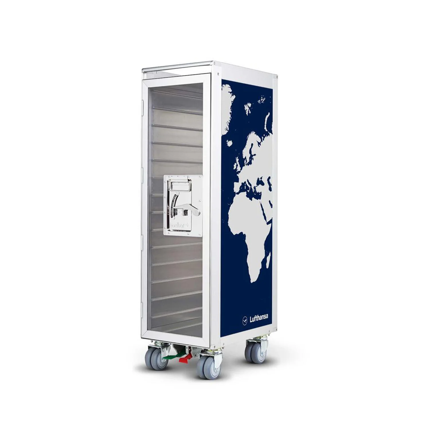 bordbar | classic trolley | OUTER TROLLEY ONLY - aluminium with transparent door - Image 7