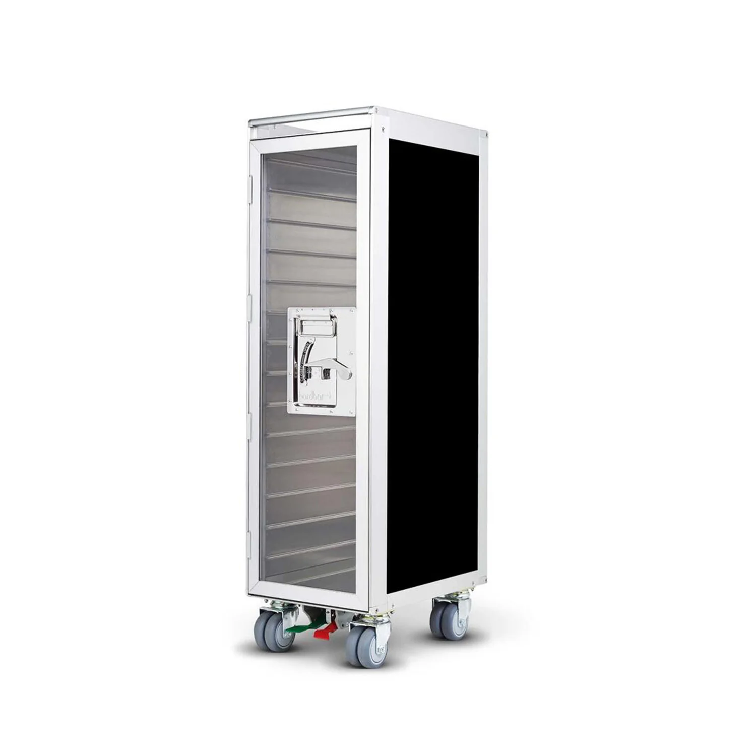 bordbar | classic trolley | OUTER TROLLEY ONLY - aluminium with transparent door - Image 9