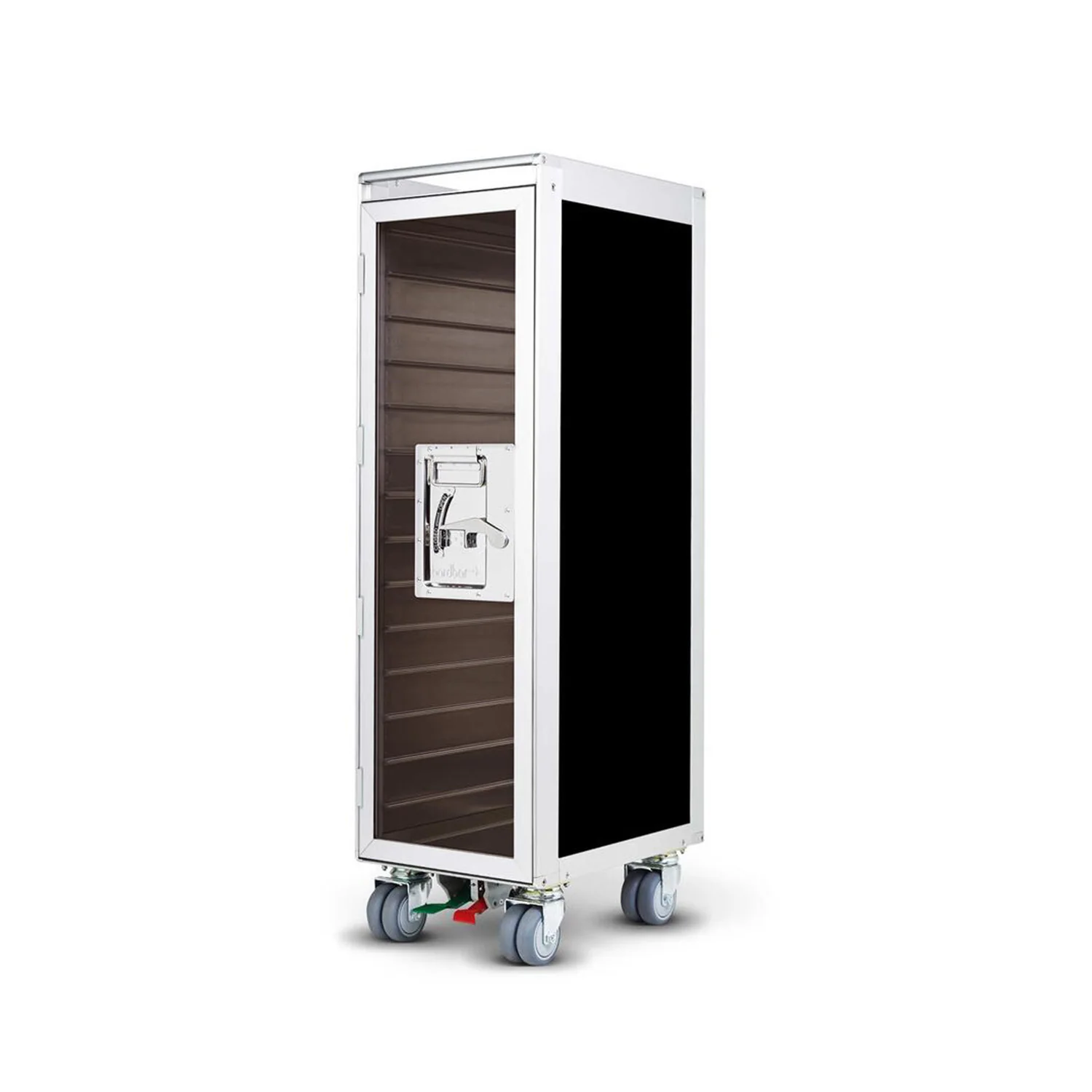 bordbar | classic trolley | OUTER TROLLEY ONLY - aluminium with transparent smoke door - Image 9