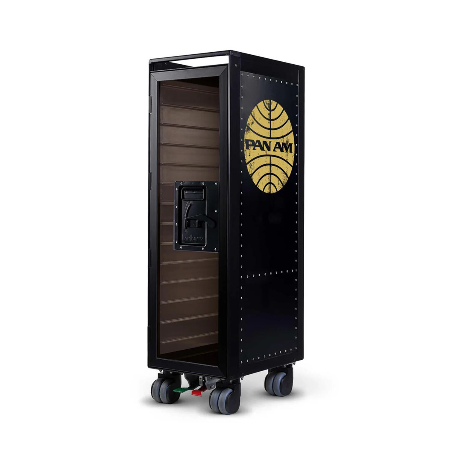 bordbar | rivet rocker trolley | OUTER TROLLEY ONLY -  black with tranparent smoke - Image 3