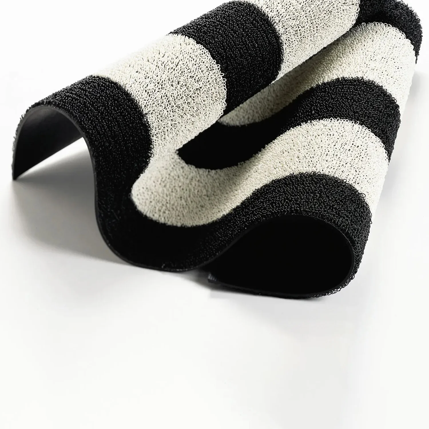 chilewich | big mat 91x152cm (36x60") | bold stripe black + white - Image 4