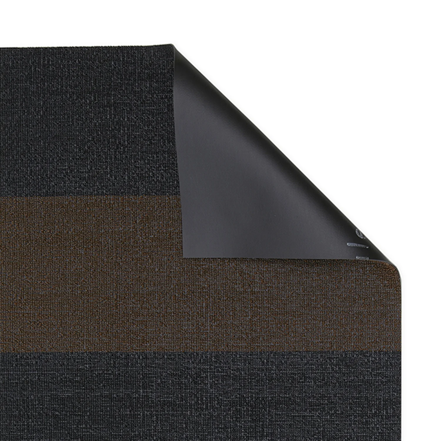 chilewich | big mat 91x152cm (36x60") | duo stripe mocha - Image 4