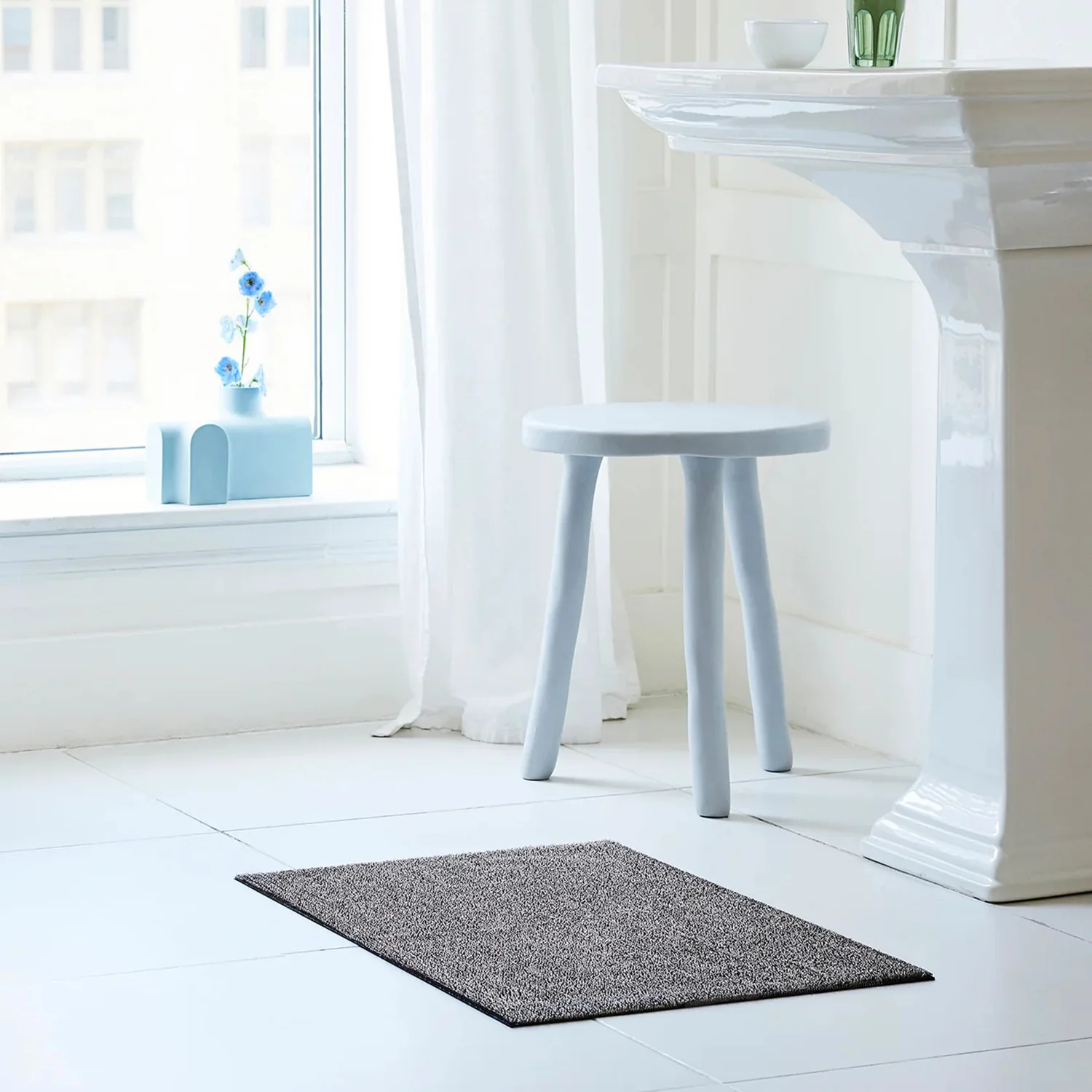 chilewich | shag doormat 46x71cm (18x28") | heathered pebble - Image 2