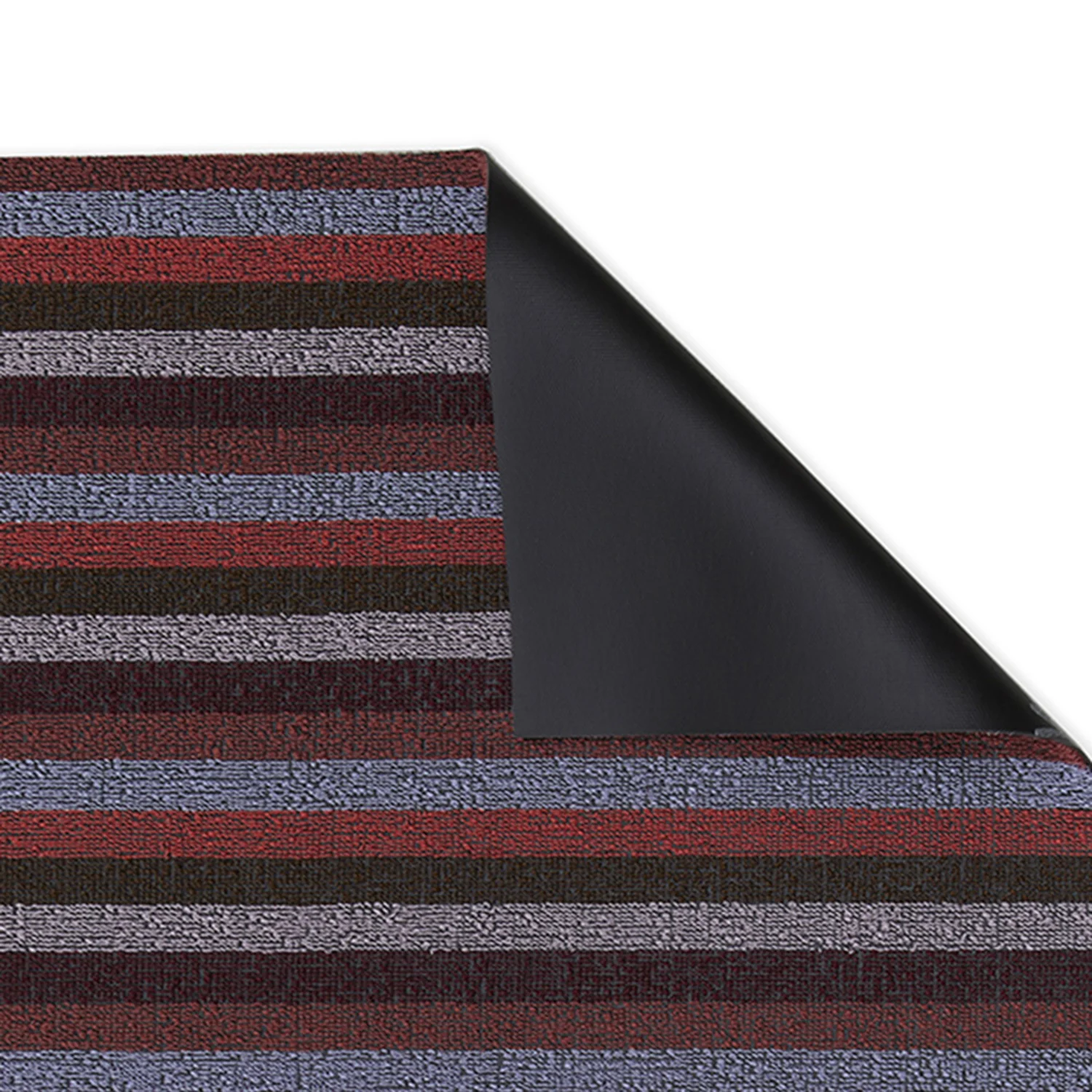 chilewich | shag doormat 46x71cm (18x28") | even stripe berry - Image 4