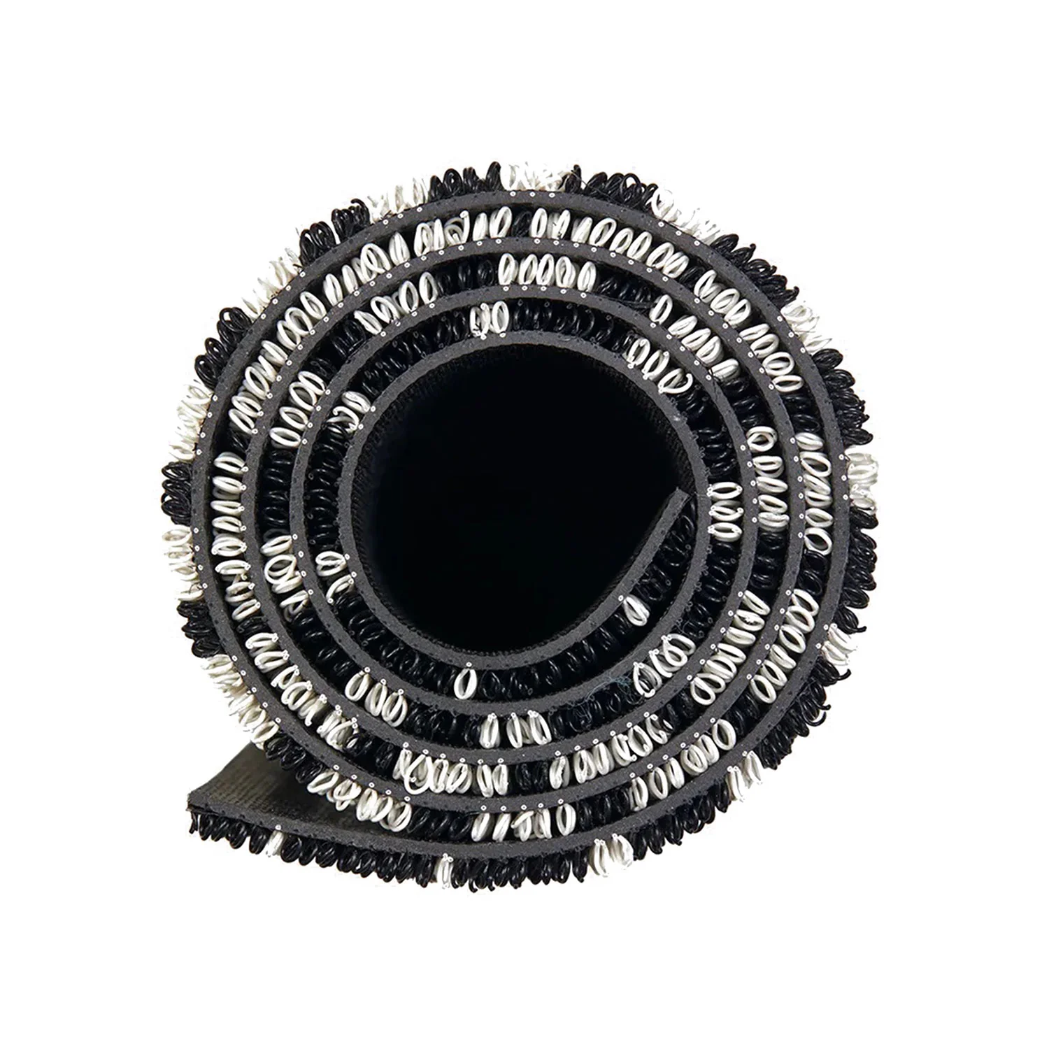 chilewich | shag doormat 46x71cm (18x28") | domino black + white - Image 5