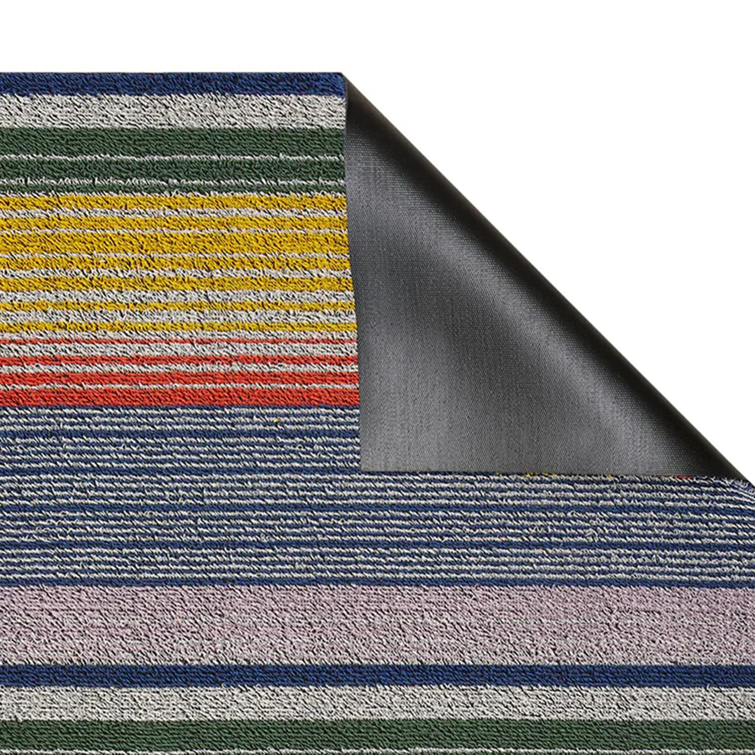 chilewich | shag doormat 46x71cm (18x28") | pop stripe multi - Image 3