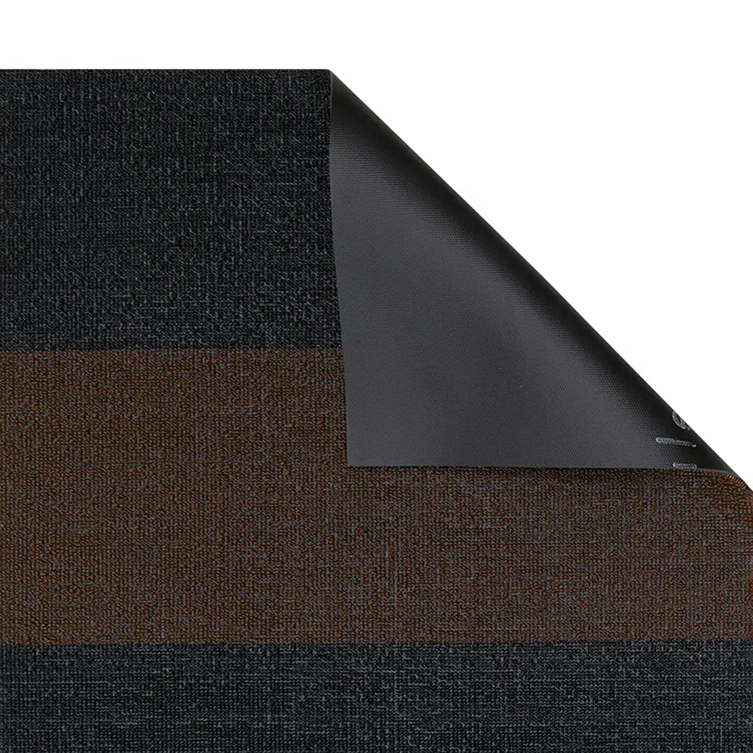 chilewich | shag doormat 46x71cm (18x28") | duo stripe mocha - Image 3