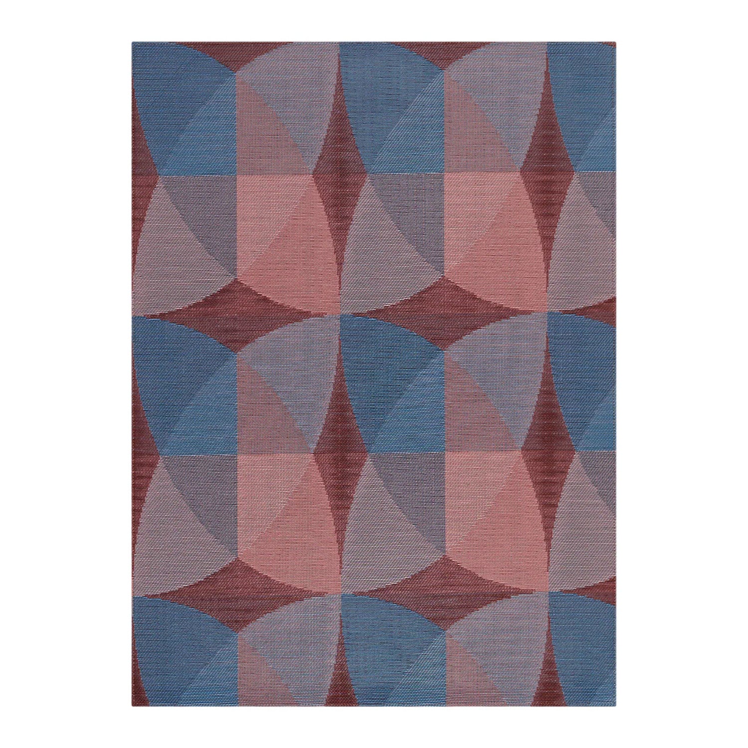 chilewich | woven floormat 183x2269cm (72x106") | canopy raspberry - Image 5