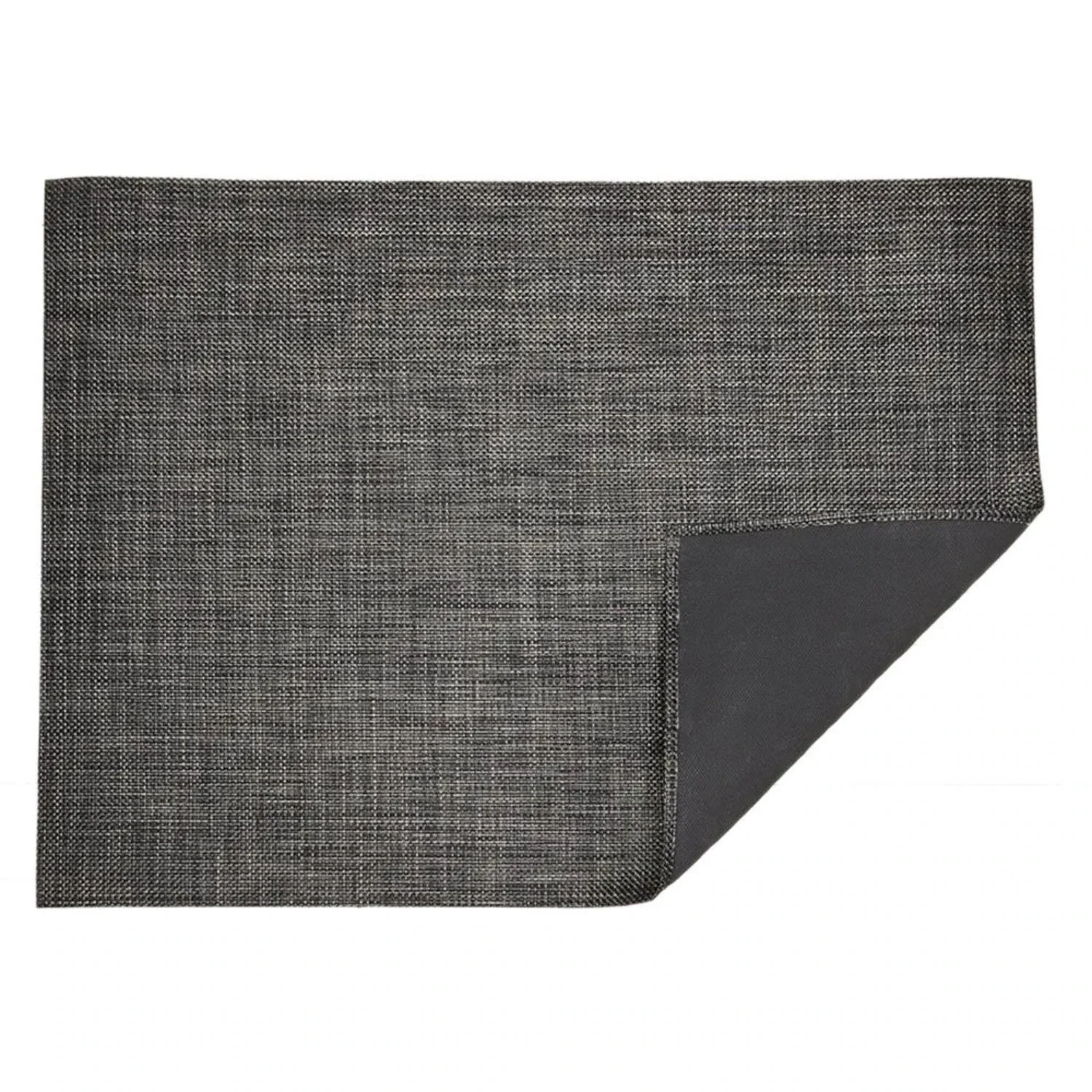 chilewich | woven floormat 59x92cm (23x36") | basketweave carbon - Image 2